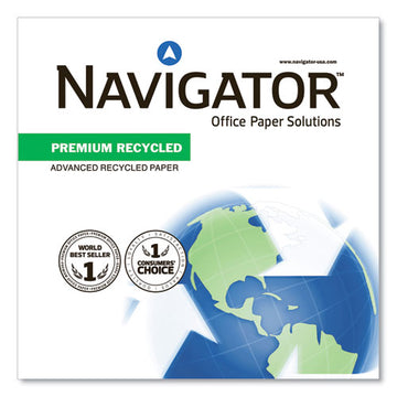 Navigator® Premium Recycled Office Paper, 92 Bright, 20 Lb, 8.5 X 11, White, 500 Sheets-ream, 10 Reams-carton freeshipping - TVN Wholesale